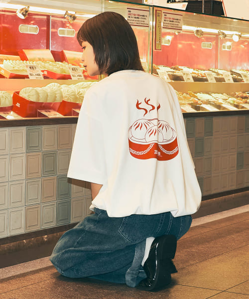 551蓬莱×UR　ドロストショートスリーブTシャツ