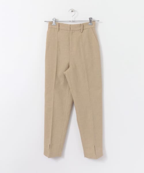 フロントスリットテーパードパンツ