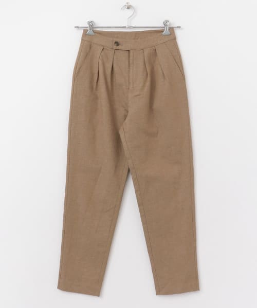 リネンワークテーパードパンツ