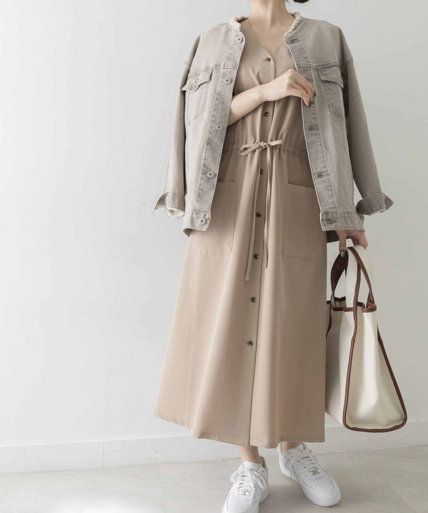 Vネックドロストワンピース Ur14 26f006 Urban Research公式ファッション通販 Vネックドロストワンピース Ur14 26f006 Urban Research公式ファッション通販