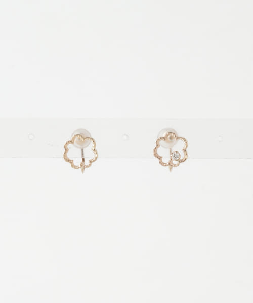 KAORU　MIMOSA DIA PEARL earring