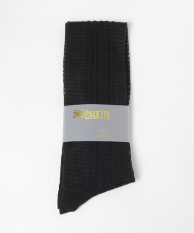2ND PALETTE　dot knee high tulle socks