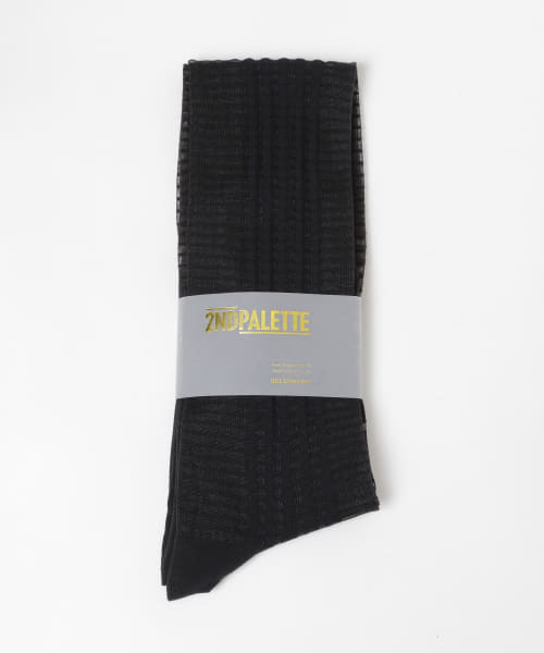 2ND PALETTE　dot knee high tulle socks