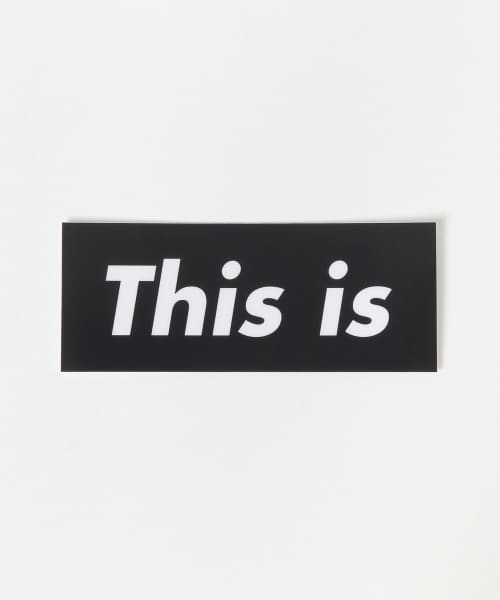 This is　This is the Sticker