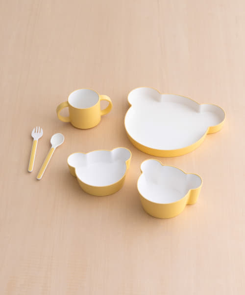 tak.　キッズディッシュ ギフトボックス ベア カトラリー