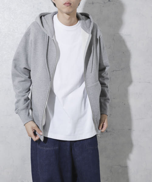 Healthknit　L/S SWEAT ZIPUP HOODIE