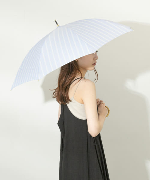 w.p.c　先染めストライプ晴雨兼用日傘