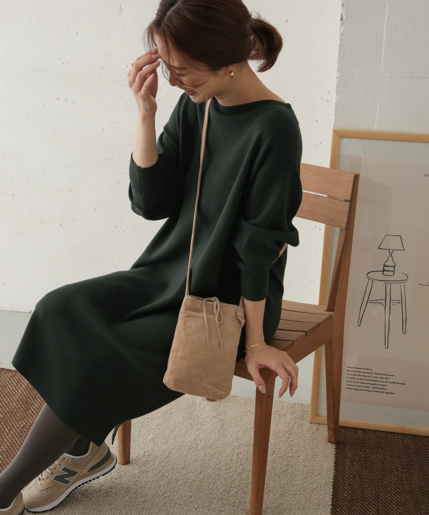 ミラノリブボートネックワンピース Dr16 26e602 Urban Research公式ファッション通販 ミラノリブボートネックワンピース Dr16 26e602 Urban Research公式ファッション通販