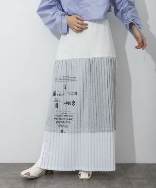 SREU　ソフトプリーツロングSKIRT
