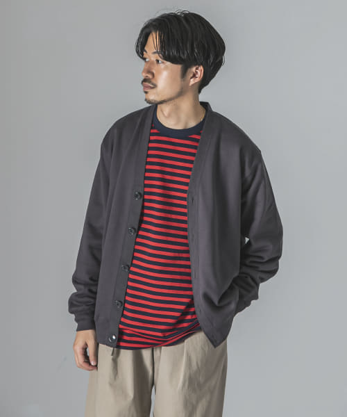 COSEI　超長綿シルケットカーディガン