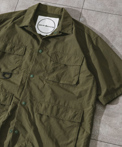 『別注』BURLAP OUTFITTER×DOORS　SupplexNylon S/S SHIRTS
