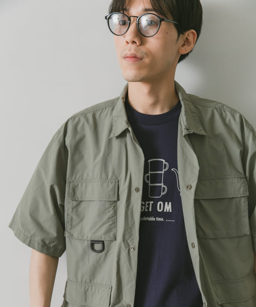 『別注』BURLAP OUTFITTER×DOORS　SupplexNylon S/S SHIRTS