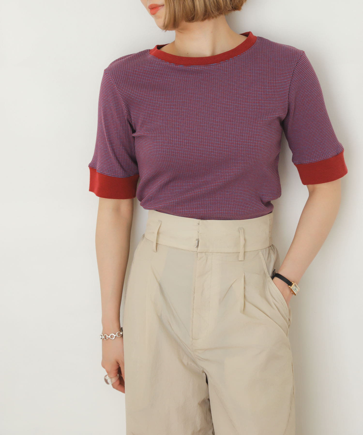 リンガーボーダーTシャツ(5分袖)[AA25-21A115]｜URBAN RESEARCH公式