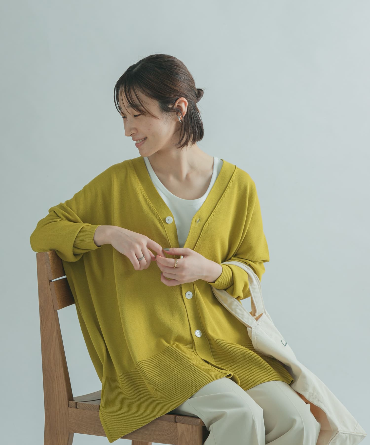 WEB/一部店舗限定カラー』FORKSPOON Vネックワイドニットカーディガン[DF26-22V046]｜URBAN  RESEARCH公式ファッション通販