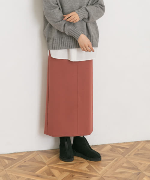 ポンチロングタイトスカート