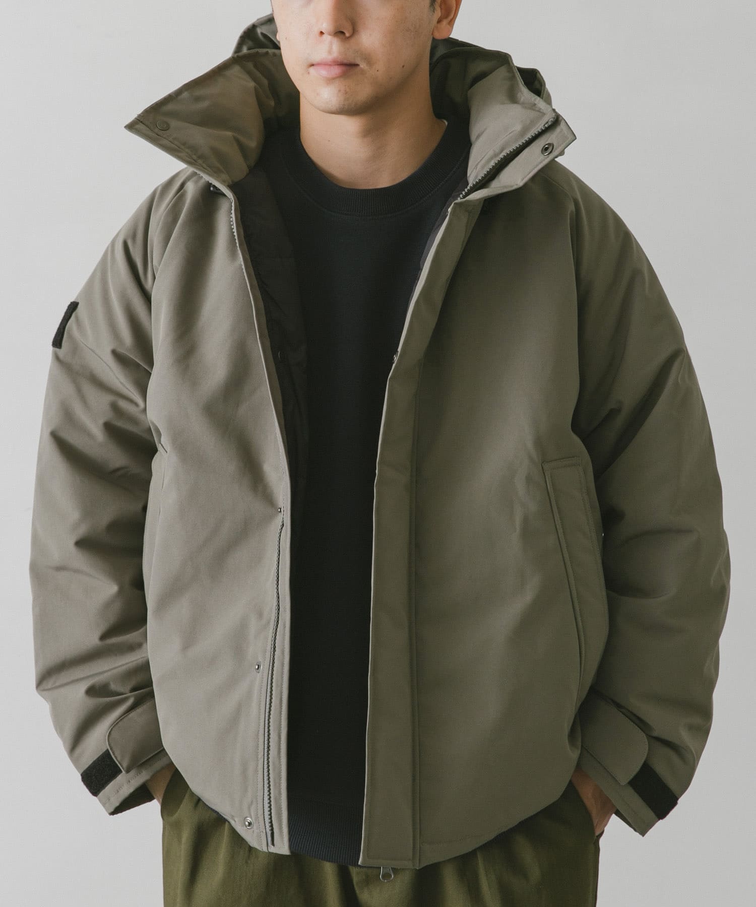 DANTON DOWN ARMY HOODED JACKET