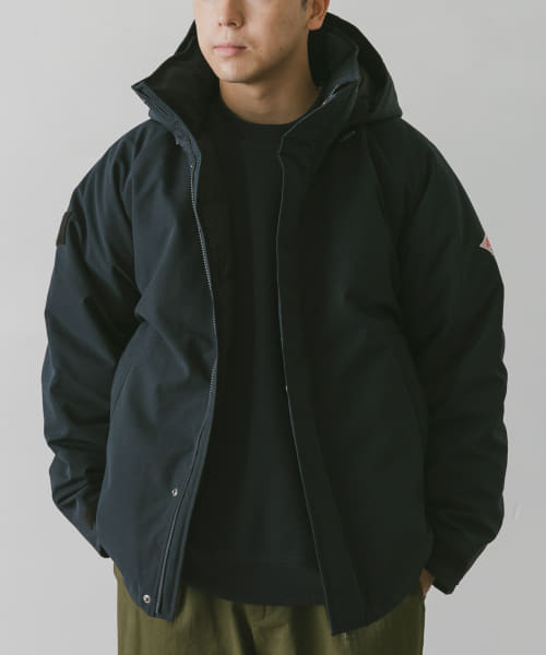 DANTON　DOWN ARMY HOODED JACKET