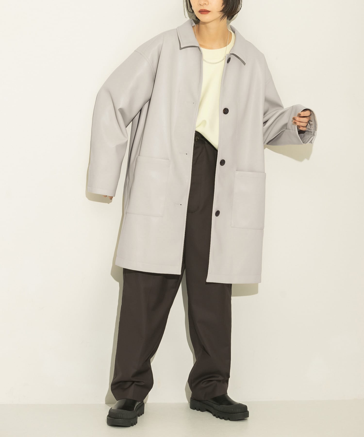 フェイクレザーオーバージャケット[KC26-27L110]｜URBAN RESEARCH公式