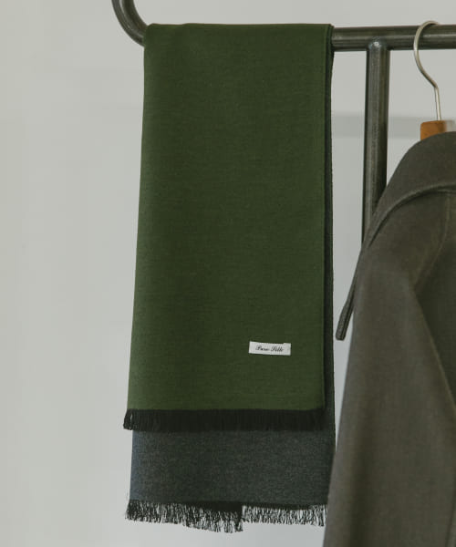 LIFE STYLE TAILOR　シルクリバーシブルマフラー