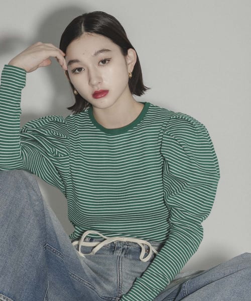 『URBS別注』Miller　exclusive puff sleeve t-shirts