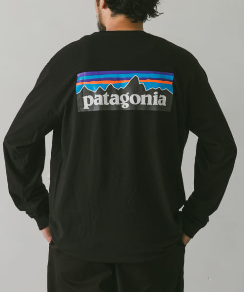 [DOORS][patagonia　Long-Sleeve P-6 Logo Re-T-Shirts]
