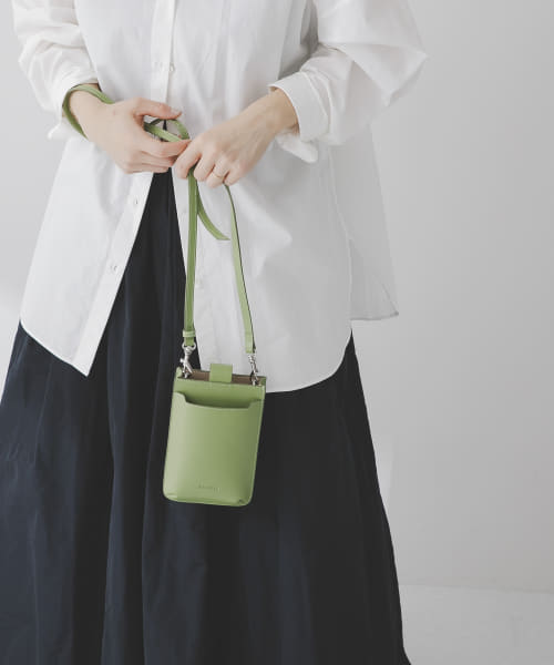ANABEL　LEATHER shoulder bag