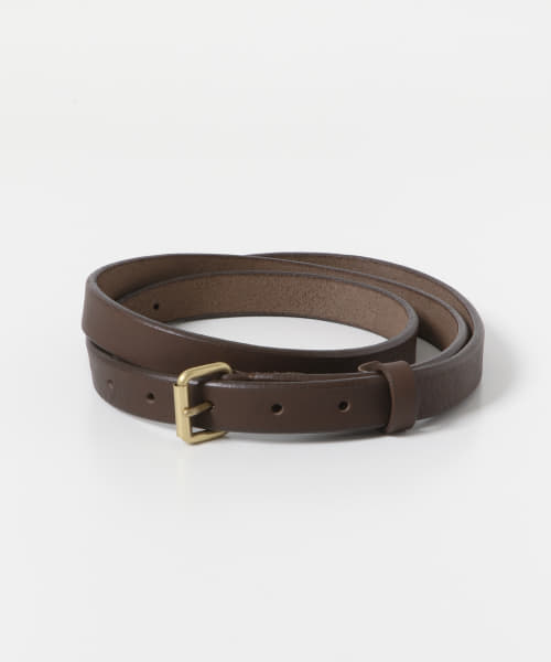 ordinary fits　LEATHER BUCKLE BELT
