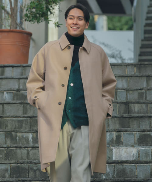 [URBAN RESEARCH][BAL COLLAR COAT SUPER120]