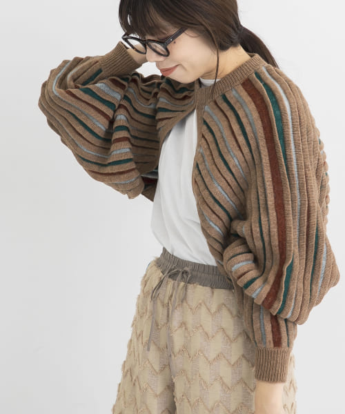 [URBAN RESEARCH][FILL THE BILL　ACCORDION KNIT BOLERO]