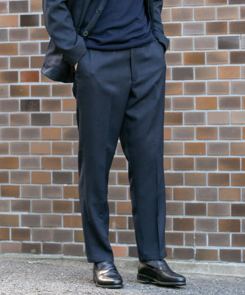 LIFE STYLE TAILOR　ウールライクコンフォータブルパンツ