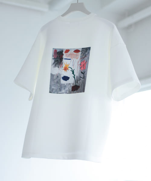 『別注』グラフィックアートTシャツ(5分袖)C