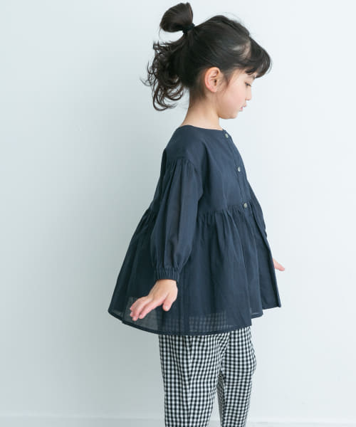 『親子リンク』コットンボイル2WAYブラウス(KIDS)