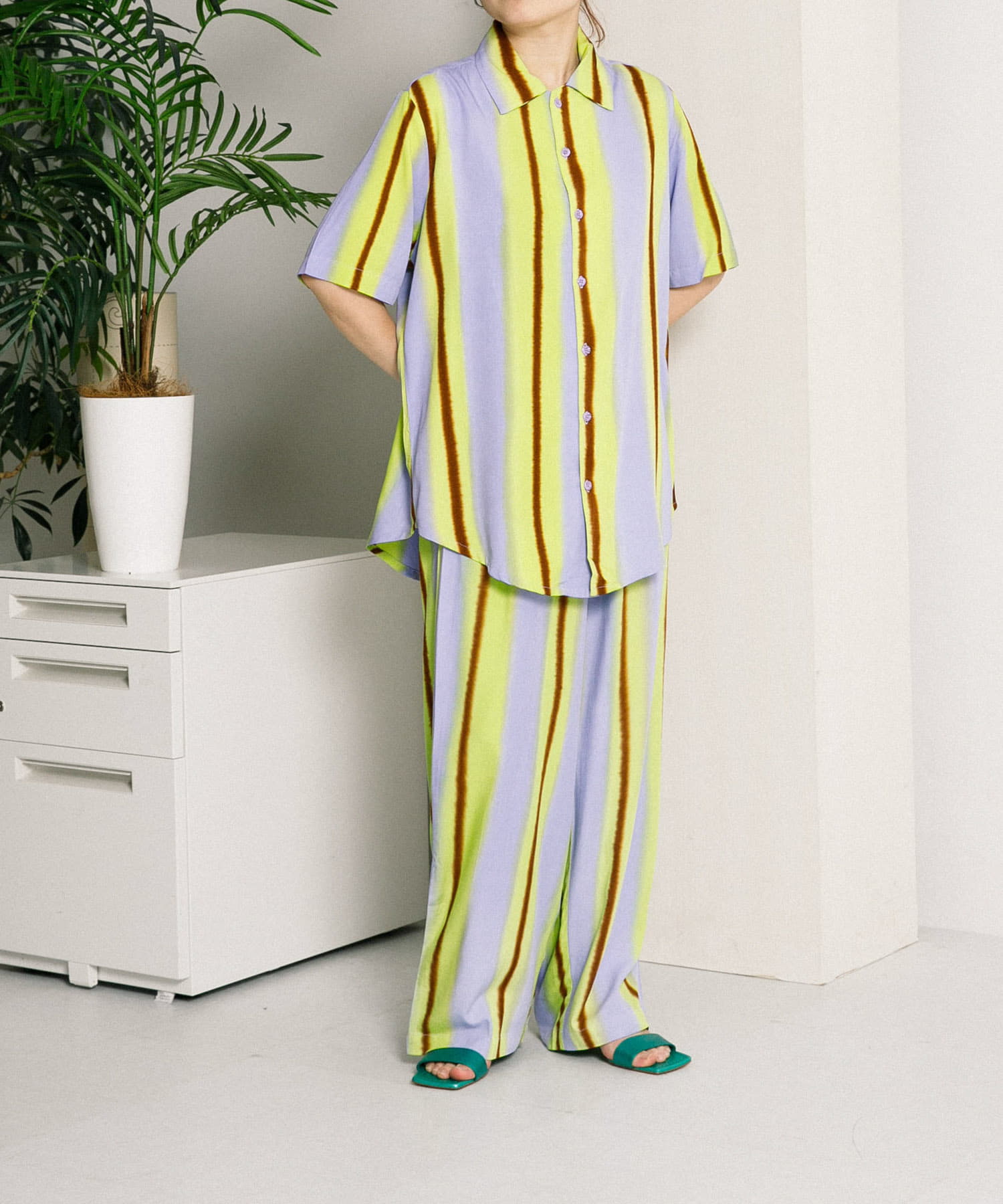 SUKUHOME SOUR LIME NIGHT PYJAMA/S-