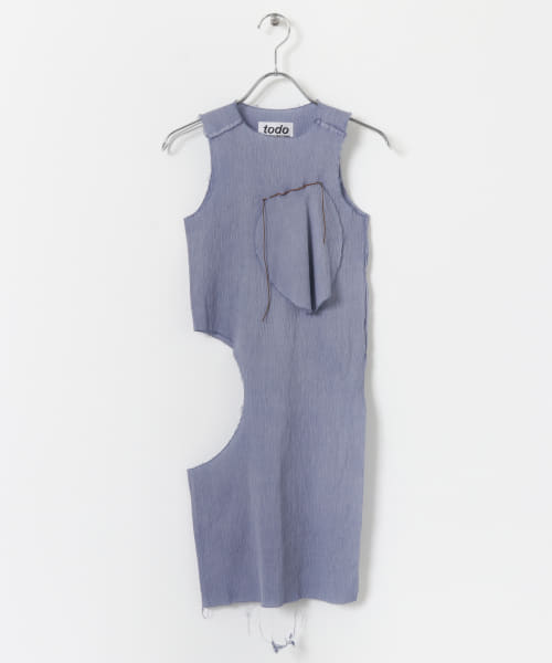 kotohayokozawa　Co. yoryu long tank top