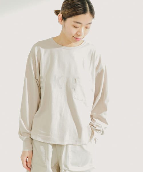 ロゴロングスリーブTシャツ