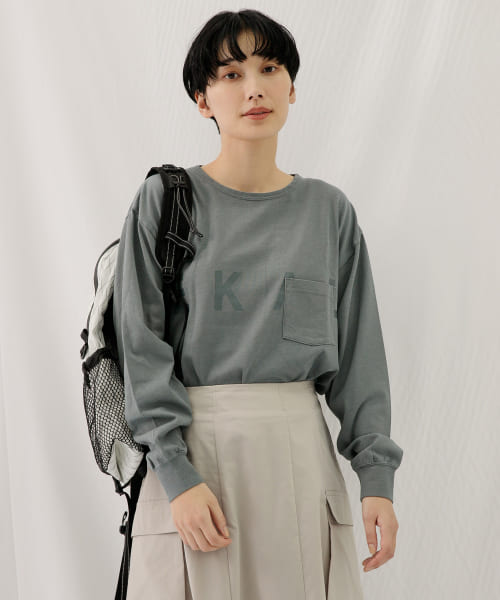 ロゴロングスリーブTシャツ
