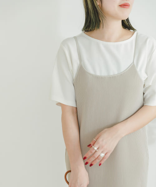 リップルハンソデTシャツ