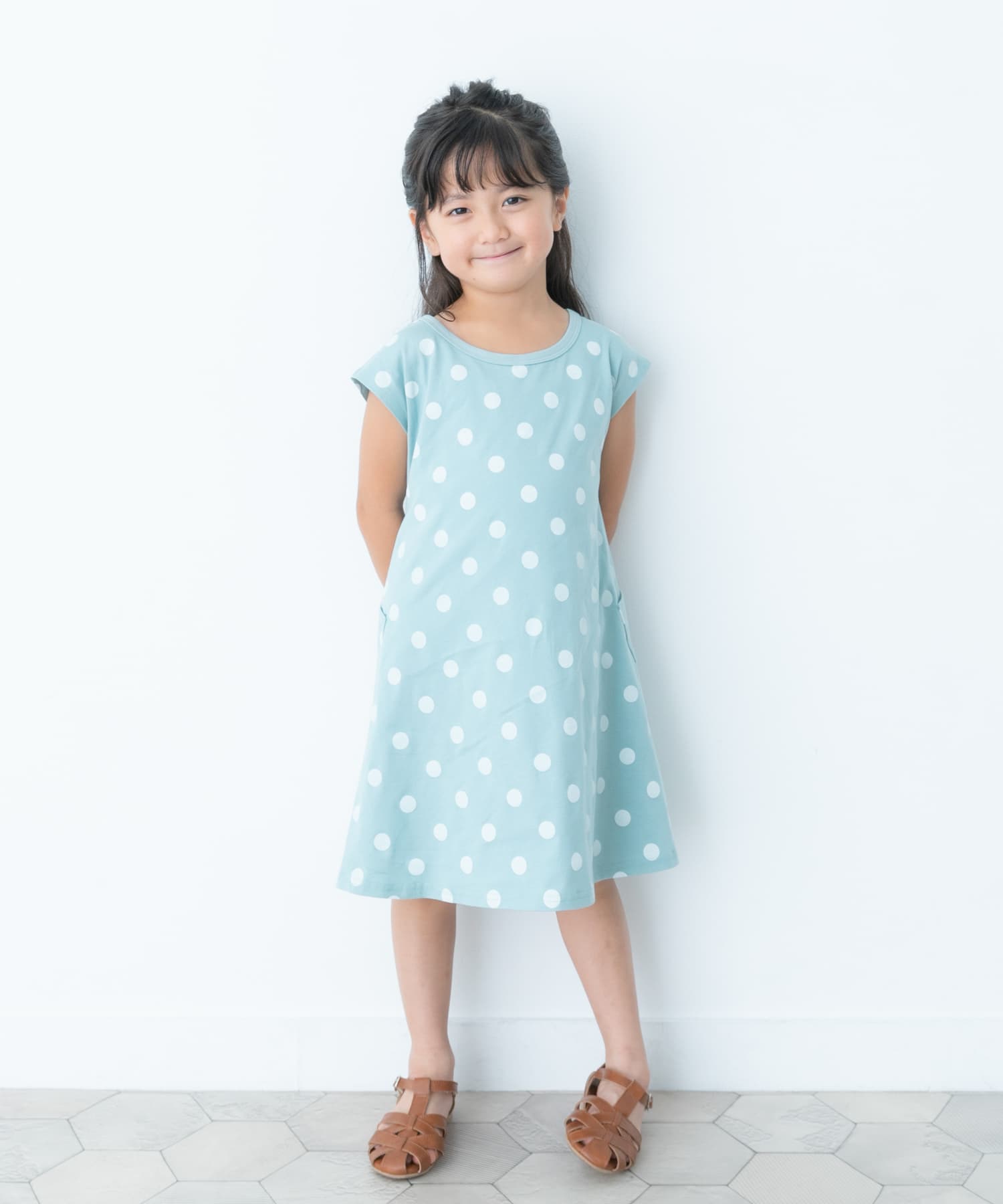 ドットプリントフレアワンピース(KIDS)[DR35-36B278]｜URBAN RESEARCH