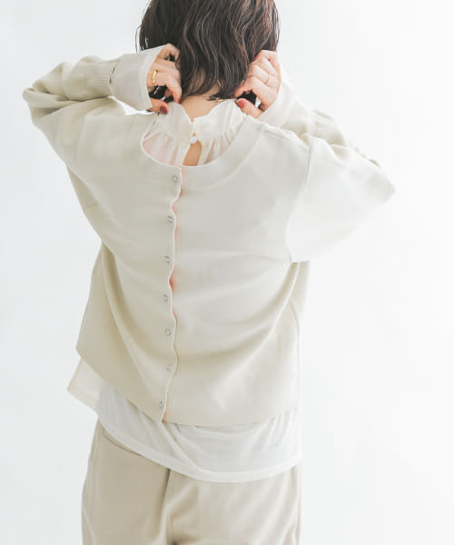 コンパクトニットカーディガン