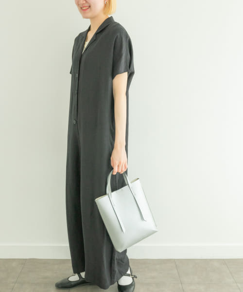 ARCH&LINE　LiRy OPENCOLLAR SALOPETTE