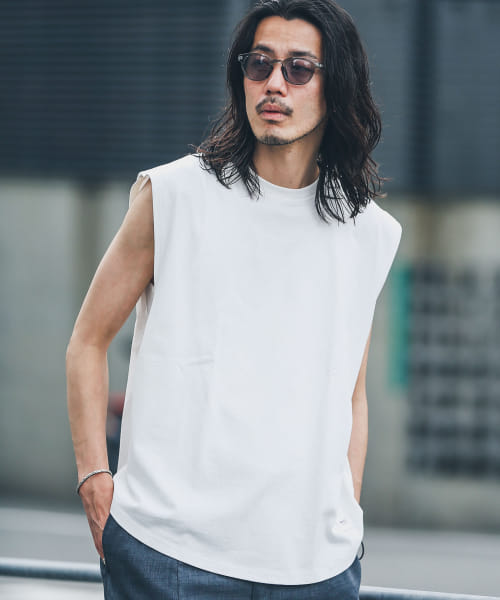 『別注』BAEXFATE×Sonny Label　レイヤードノースリーブTシャツ