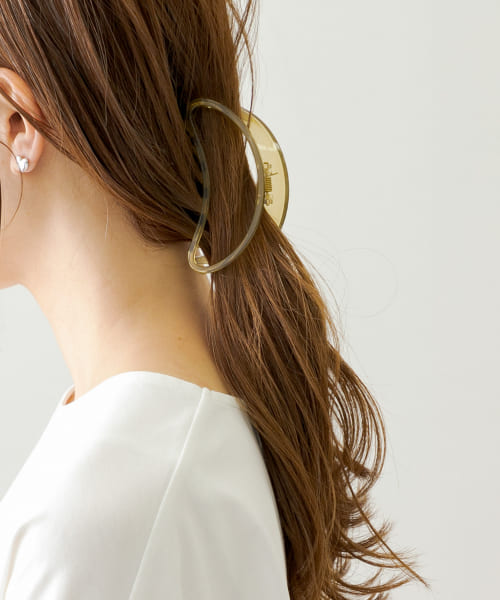 クリアカラーヘアクリップ