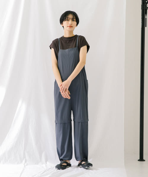 『UR TECH MoLight』『UVカット』『撥水』ウィンディラッシュサロペット