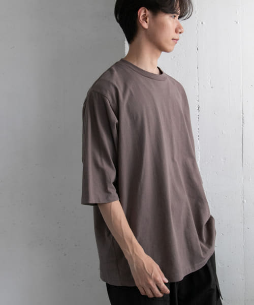 『吸水速乾』『接触冷感』FORK&SPOON　プレーティング 5分袖 Tシャツ