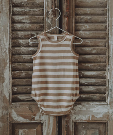 Organic Zoo Gold Sailor Sleeveless Bodysuit[OZ12SBGS-MK35n