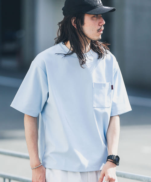 『XLサイズ/WEB限定』ポンチポケットクルーネックTシャツ