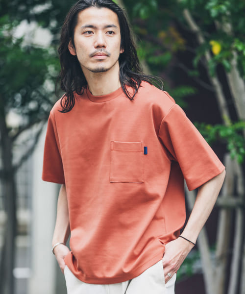 『XLサイズ/WEB限定』ポンチポケットクルーネックTシャツ