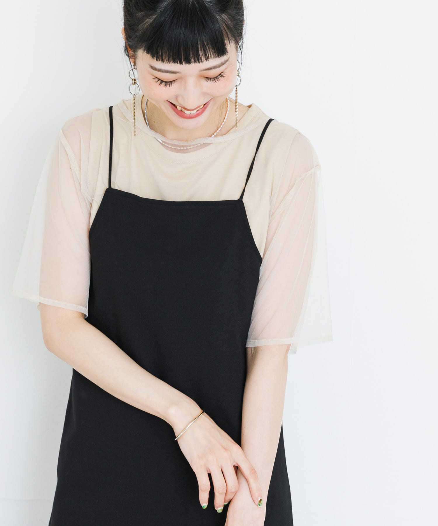 タンクトップ付きチュールTシャツ[NL35-21H044]｜URBAN RESEARCH公式