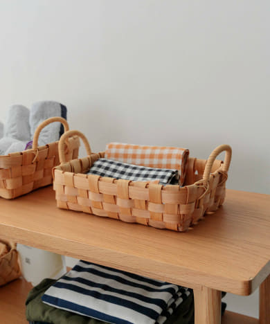 売れ筋がひクリスマスプレゼント！ 新品】ノルディックネスト ERNST バスケット カゴ bamboo とけれ 小物入れ