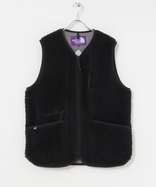 THE NORTH FACE PURPLE LABEL　Wool Boa Field Vest